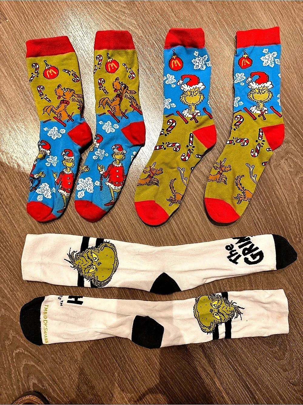 McDonald's x The Grinch Promotional Socks Set